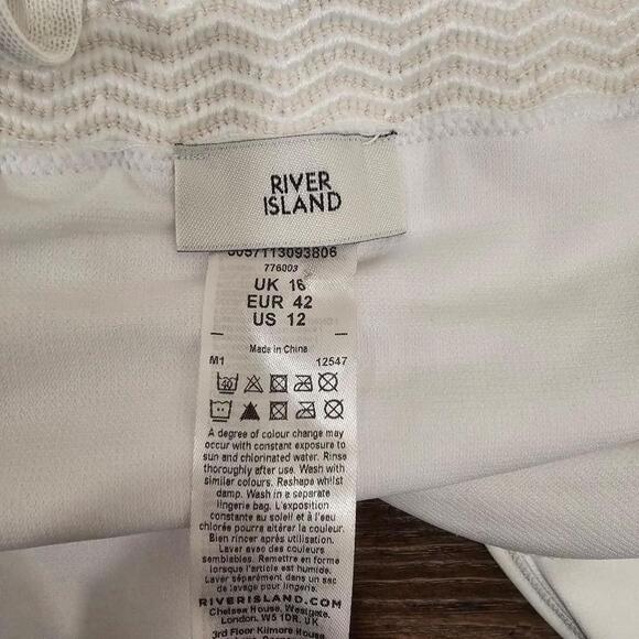 NWOT River Island High Opex One-Piece Swimsuit Size 12 - Picture 2 of 9